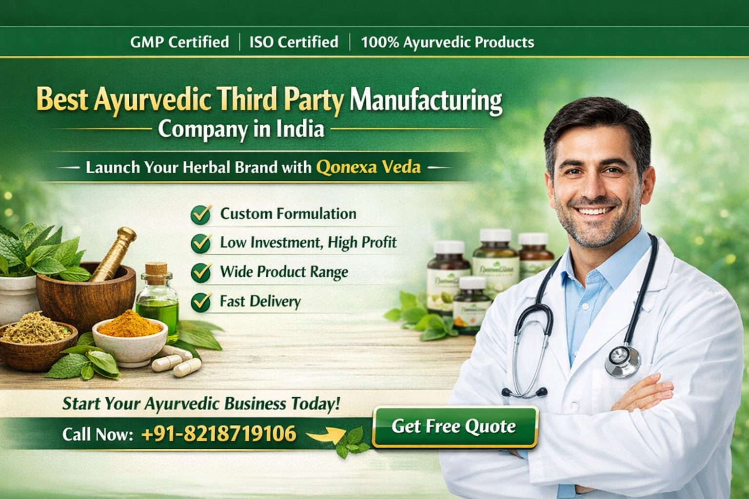 Read more about the article Best Ayurvedic Third Party Manufacturing in India