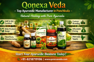 Read more about the article 🌿 Qonexa Veda – Top Ayurvedic Manufacturer in Panchkula
