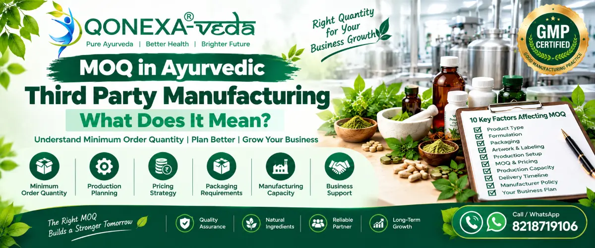 MOQ in Ayurvedic Third Party Manufacturing: Complete Guide